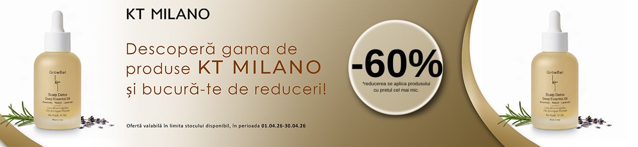 Promotie cu 60% reducere la al doilea produs KT Milano