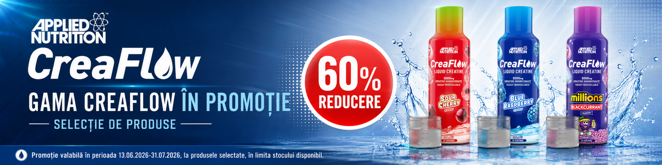 Promotie cu 60% reducere la Applied Nutrition CreaFlow