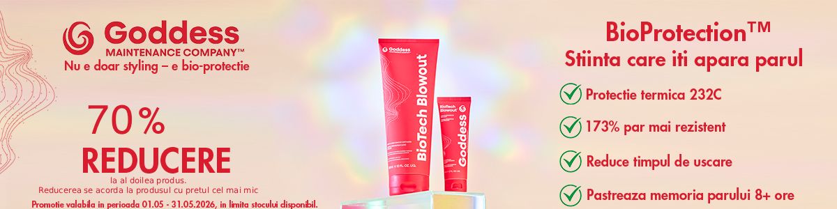 Promotie cu 70% reducere la al doilea produs Goddess