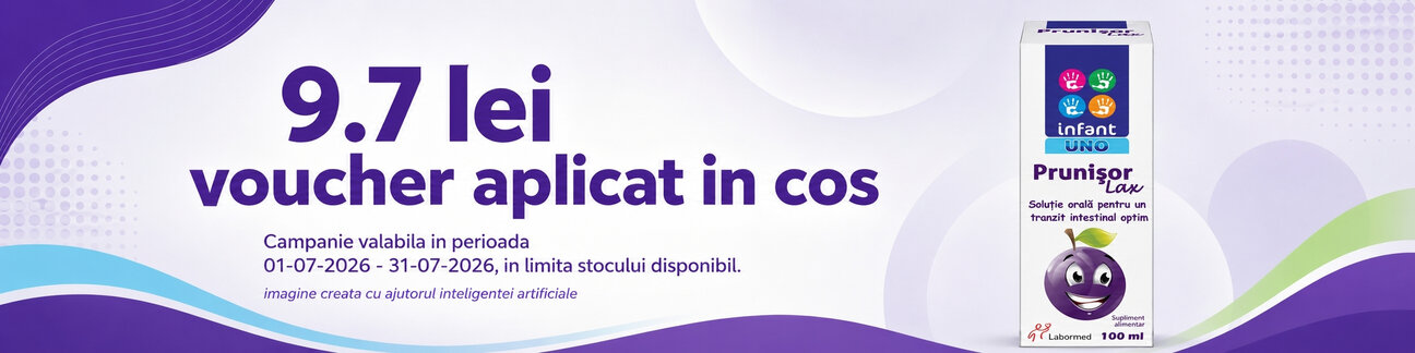 Promotie cu 9.7 lei voucher aplicat in cos la Infant Uno