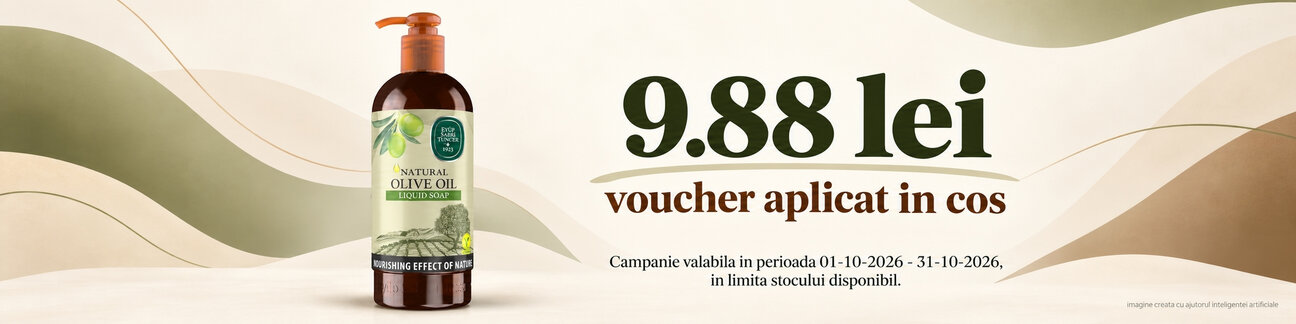 Promotie cu 9.88 lei voucher aplicat in cos la Eyup