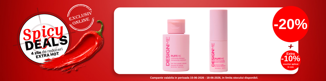 Promotie cu Extra 10% voucher aplicat in cos la Design Me Spicy Deals