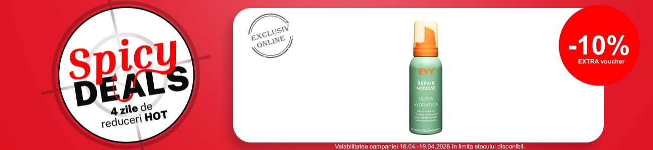 Promotie cu extra 10% voucher aplicat in cos la Evy - Spicy Deals