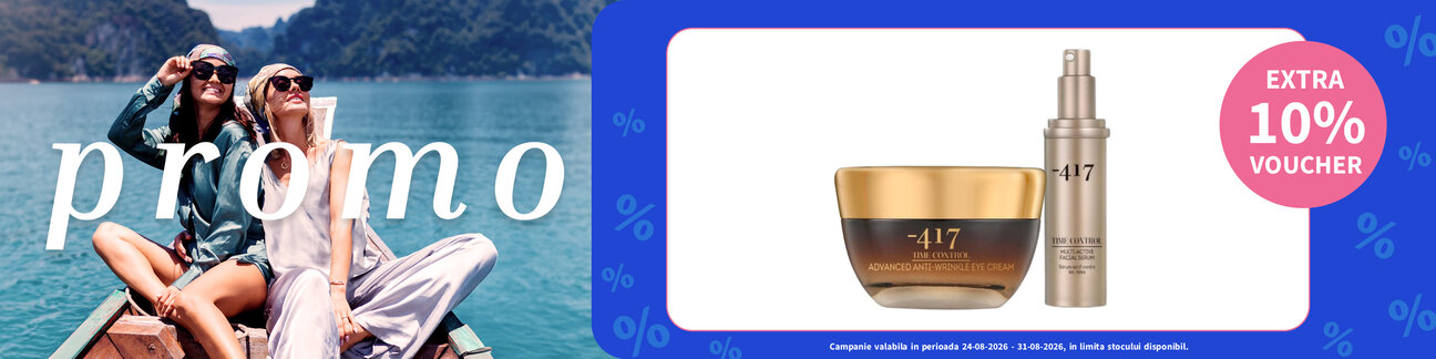 Promotie cu extra voucher aplicat in cos 10% la Minus 417