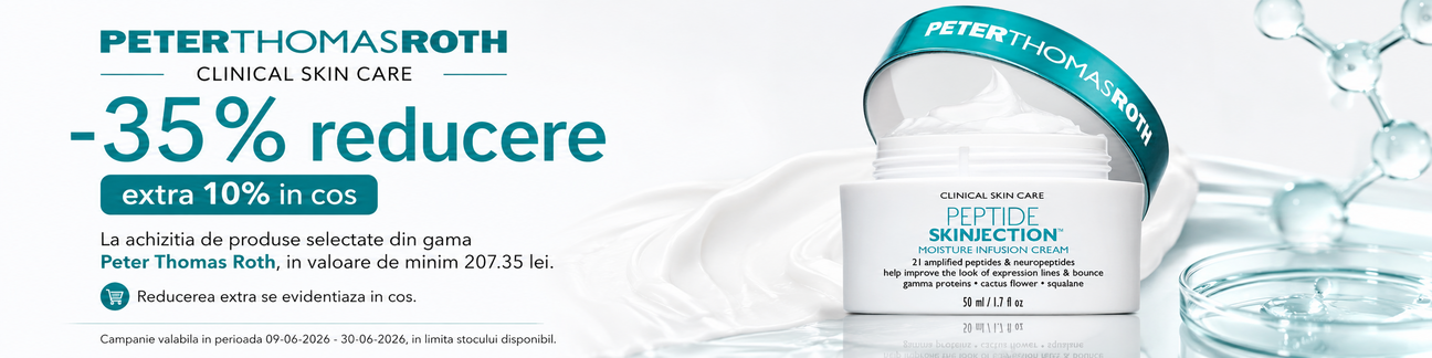Promotie cu extra voucher aplicat in cos 10% la Peter Thomas Roth