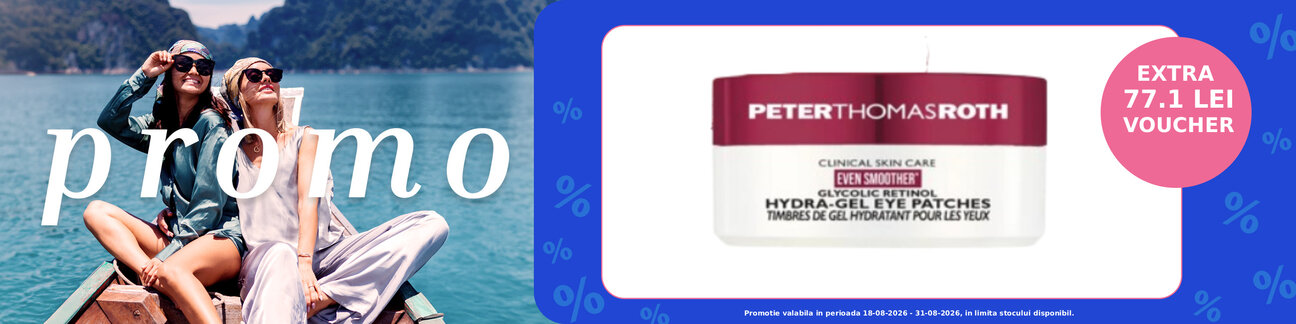 Promotie cu extra voucher aplicat in cos 77.1 lei la Peter Thomas Roth