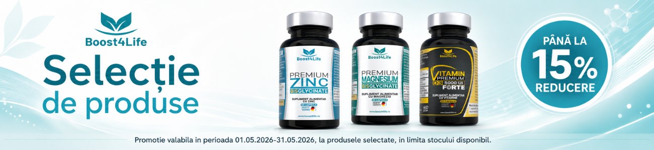 Promotie cu pana la 15% reducere la Boost4Life