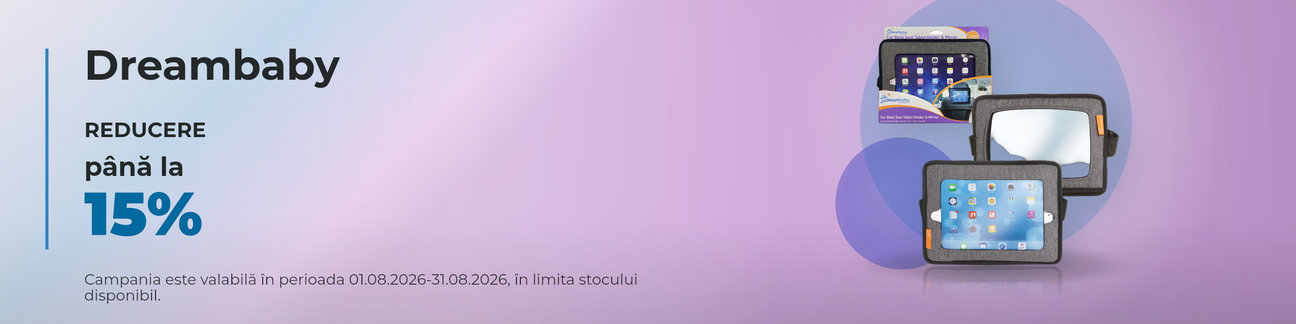 Promotie cu pana la 15% reducere la Dreambaby