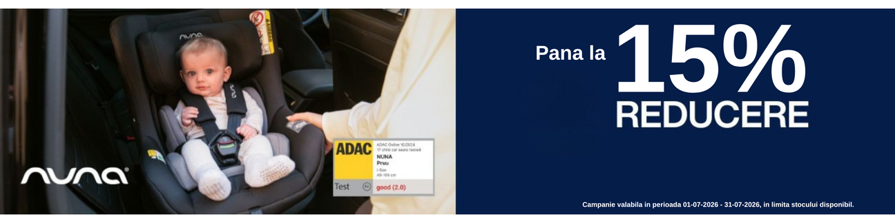 Promotie cu pana la 15% reducere la Nuna
