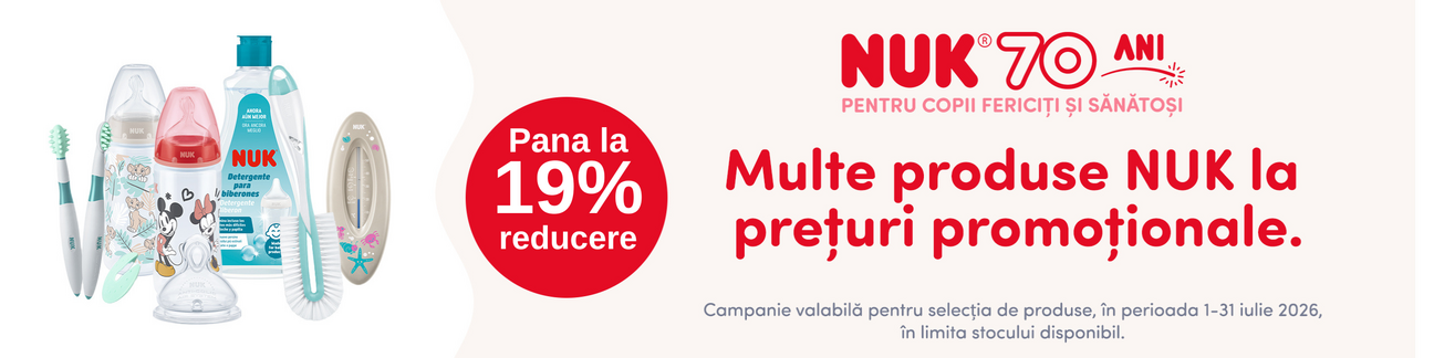 Promotie cu pana la 19% reducere la Nuk