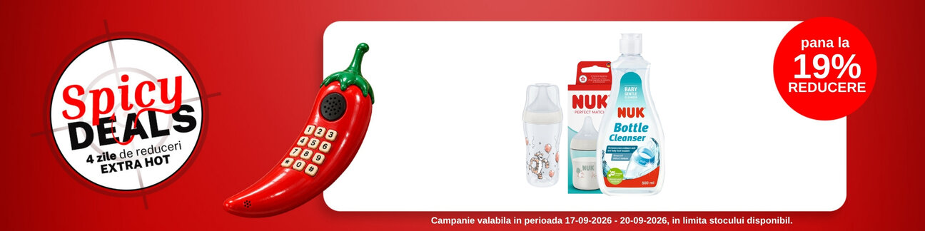 Promotie cu pana la 19% reducere la Nuk