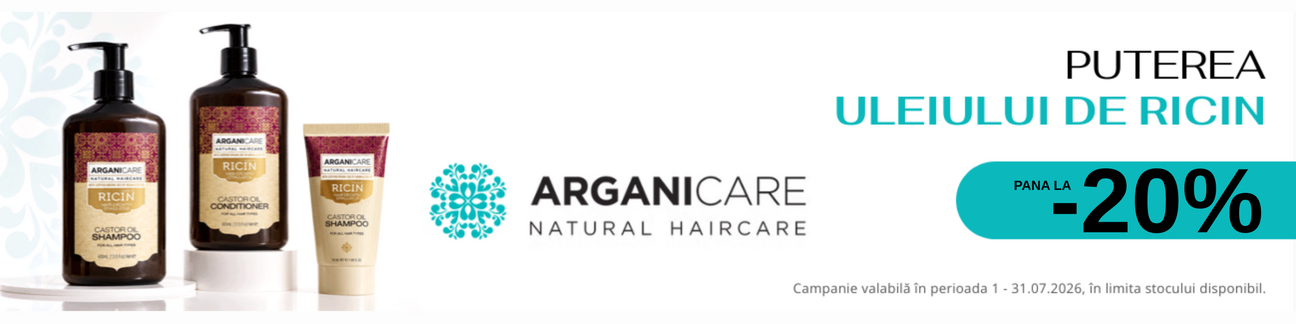 Promotie cu pana la 20% reducere la Arganicare