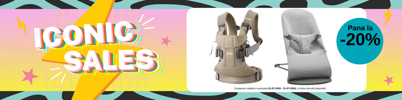 Promotie cu pana la 20% reducere la Babybjorn - Iconic Sales