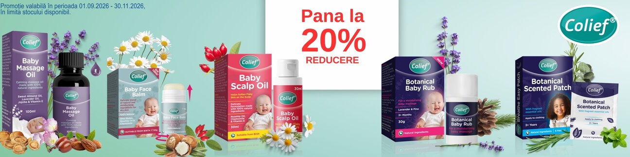 Promotie cu pana la 20% reducere la Colief