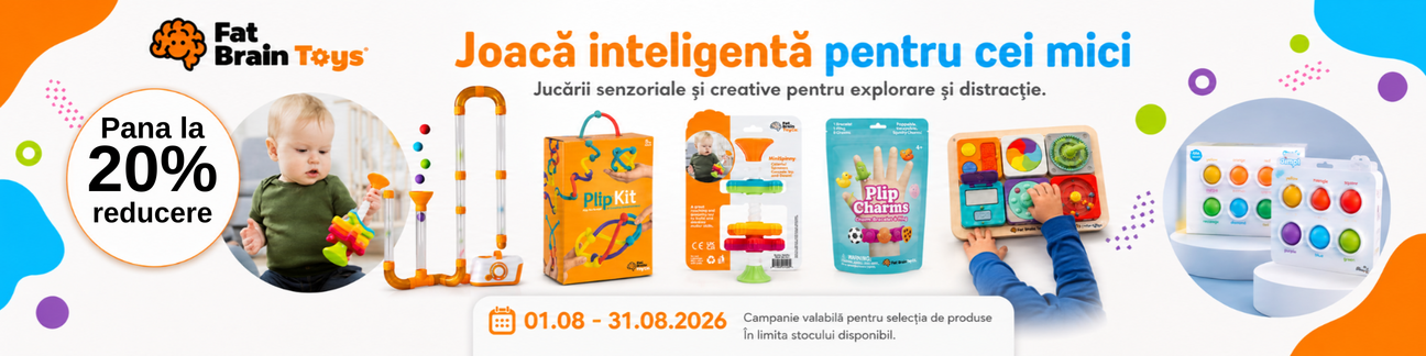 Promotie cu pana la 20% reducere la Fat Brain Toys