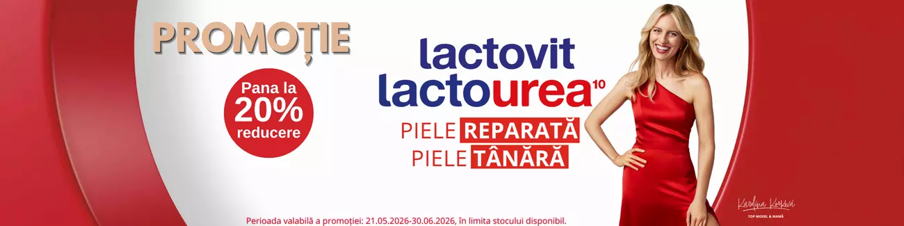Promotie cu pana la 20% reducere la Lactovit