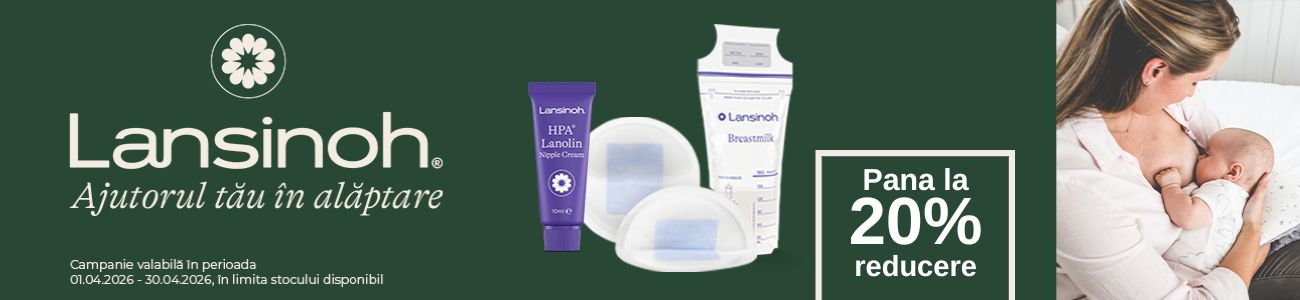 Promotie cu pana la 20% reducere la Lansinoh