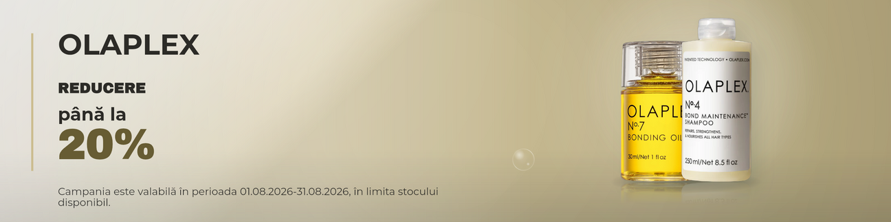 Promotie cu pana la 20% reducere la Olaplex