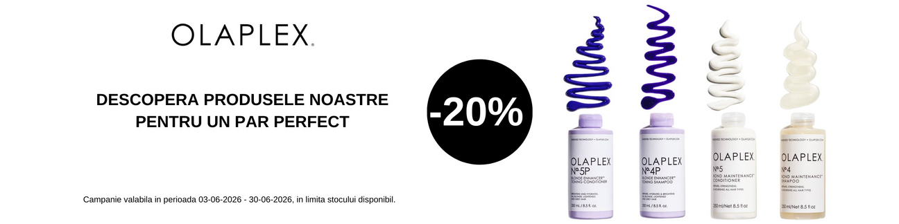 Promotie cu pana la 20% reducere la Olaplex