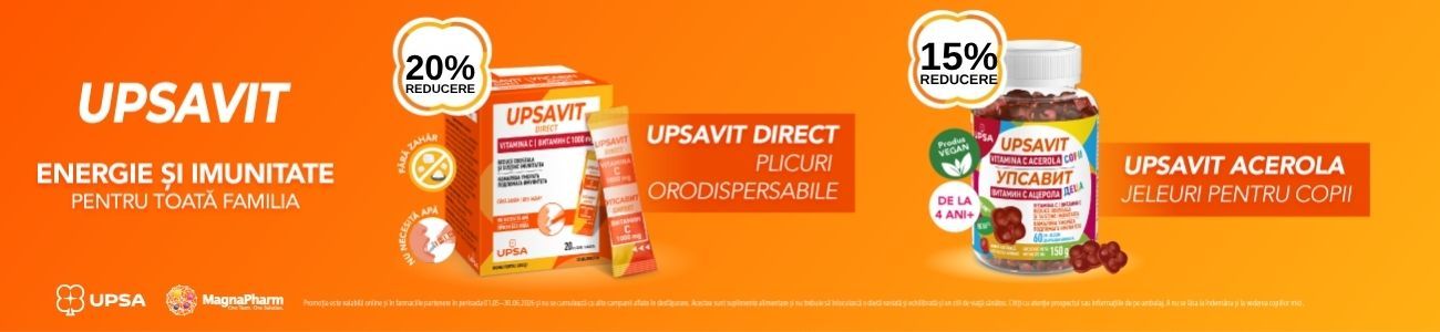 Promotie cu pana la 20% reducere la Upsavit