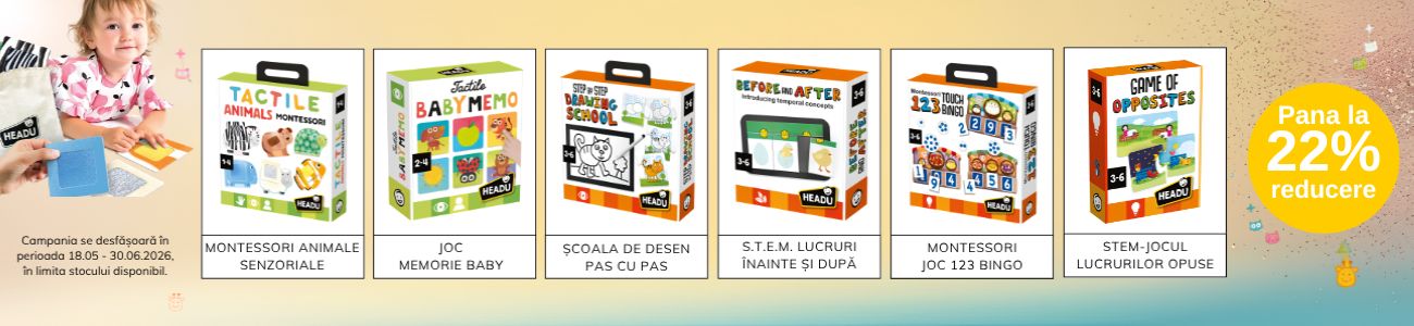 Promotie cu pana la 22% reducere la Headu
