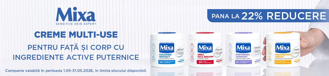 Promotie cu pana la 22% reducere la Mixa