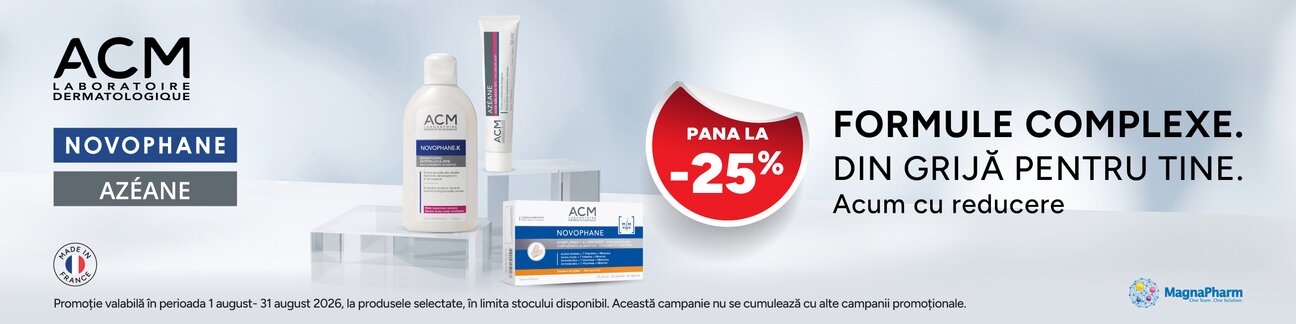Promotie cu pana la 25% reducere la Acm&Lysa