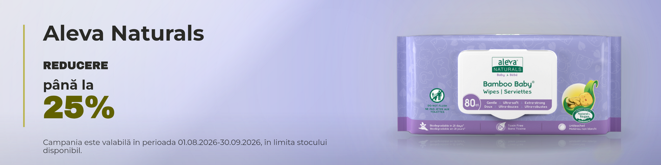 Promotie cu pana la 25% reducere la Aleva Naturals