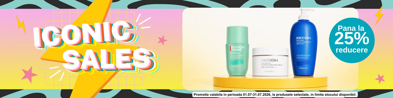 Promotie cu pana la 25% reducere la Biotherm - Iconic Sales