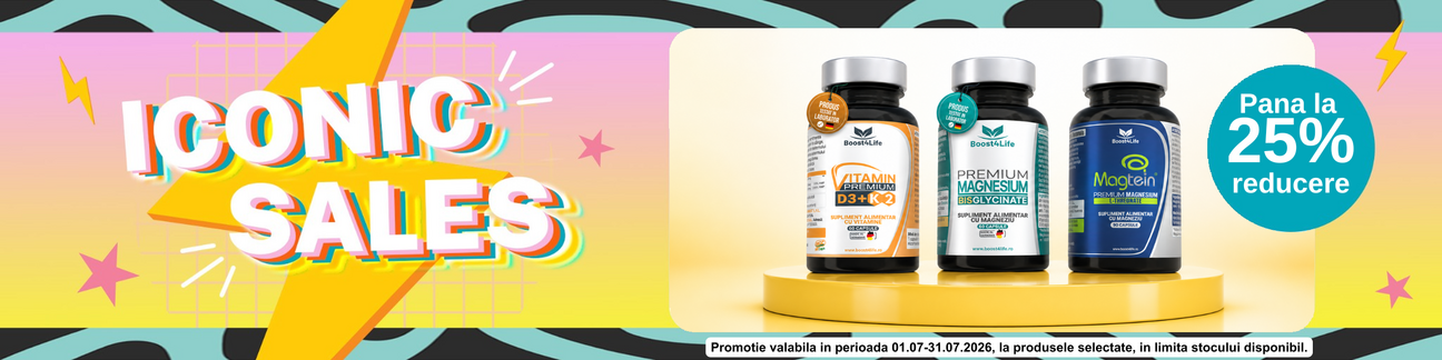 Promotie cu pana la 25% reducere la Boost4life - Iconic Sales