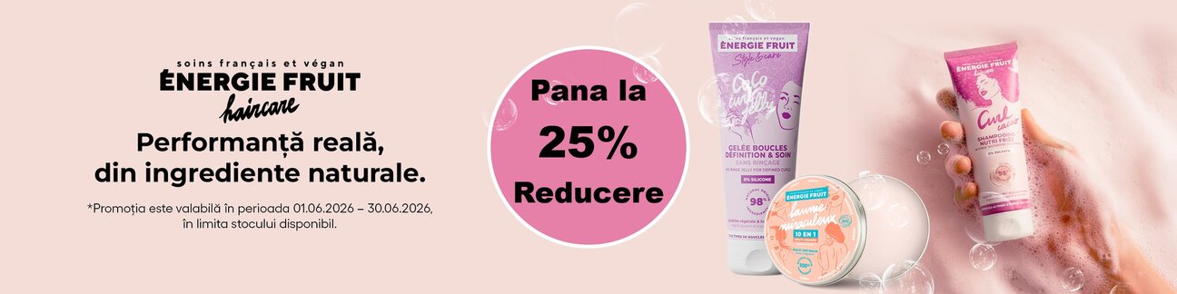 Promotie cu pana la 25% reducere la Energie Fruit