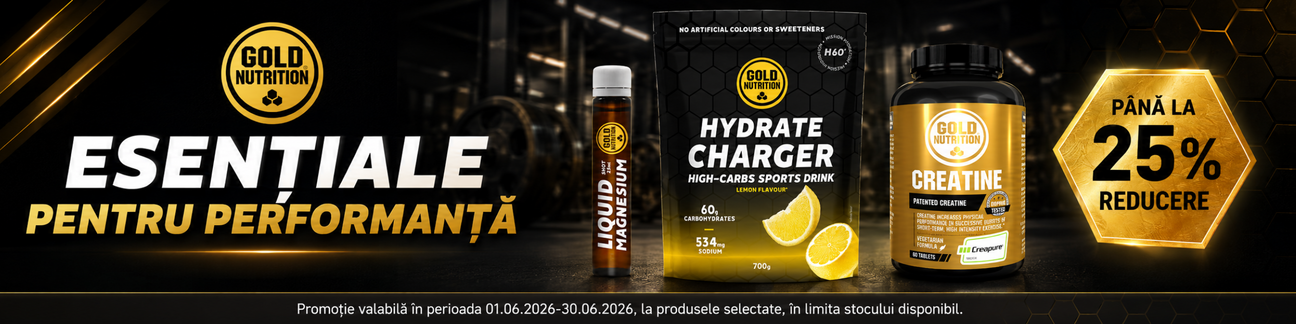Promotie cu pana la 25% reducere la Gold Nutrition