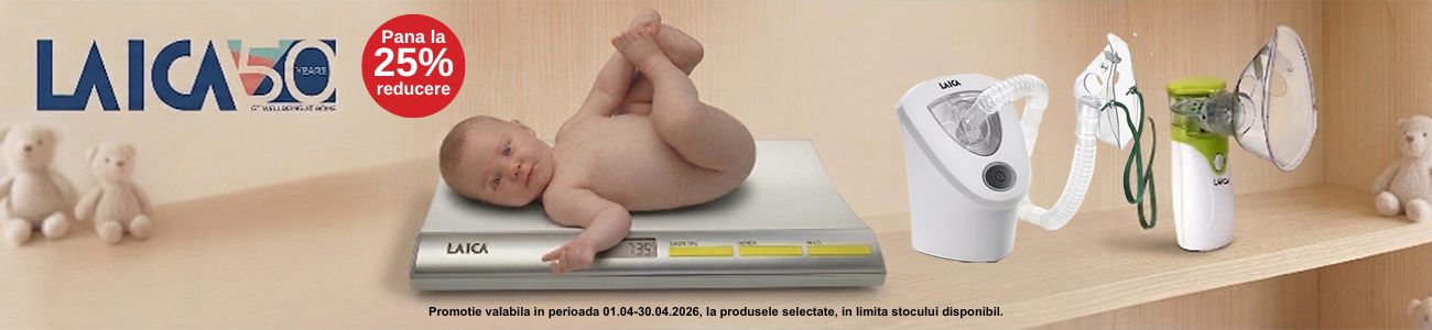 Promotie cu pana la 25% reducere la Laica