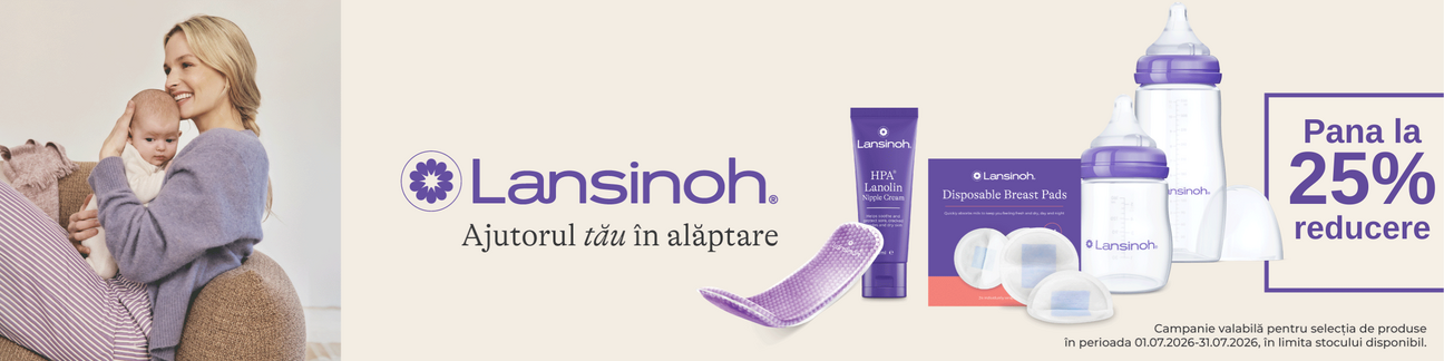 Promotie cu pana la 25% reducere la Lansinoh