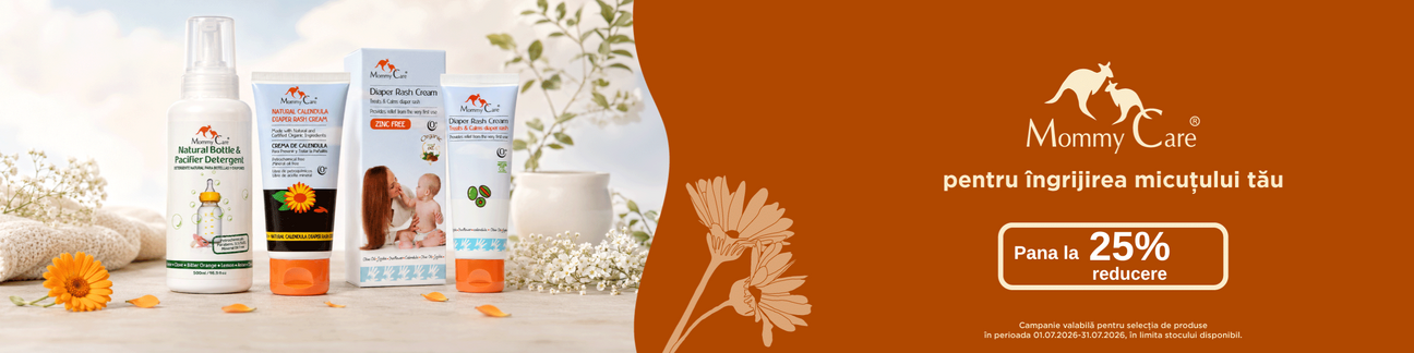 Promotie cu pana la 25% reducere la Mommy Care