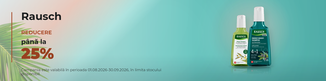 Promotie cu pana la 25% reducere la Rausch