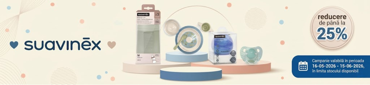 Promotie cu pana la 25% reducere la Suavinex