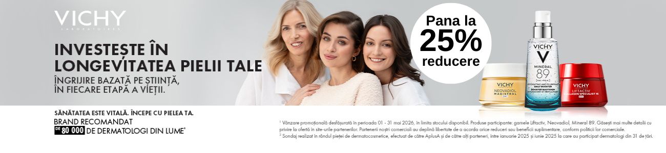 Promotie cu pana la 25% reducere la Vichy