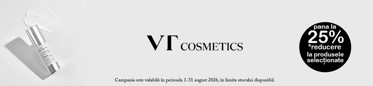 Promotie cu pana la 25% reducere la Vt Cosmetics