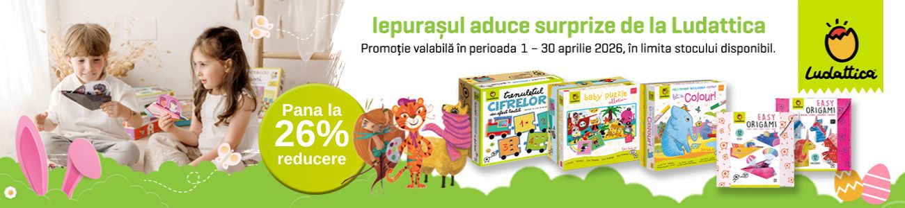 Promotie cu pana la 26% reducere la Ludattica