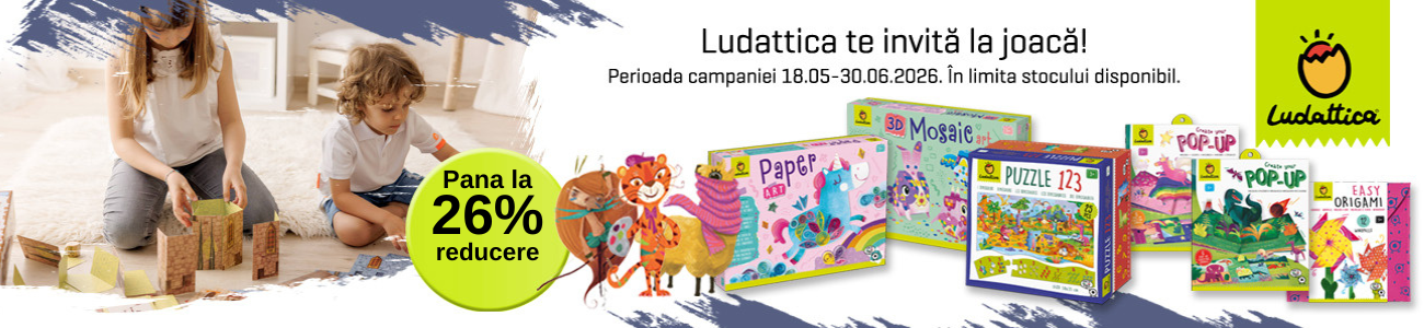 Promotie cu pana la 26% reducere la Ludattica