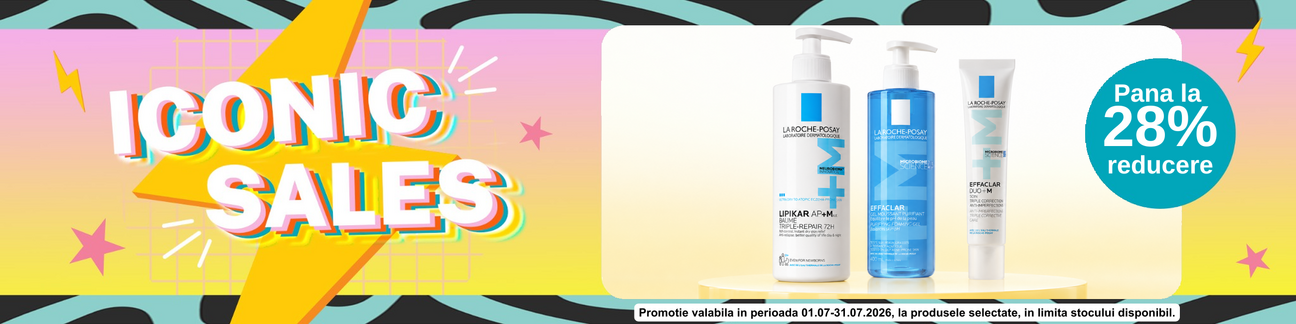 Promotie cu pana la 28% reducere la La Roche Posay - Iconic Sales
