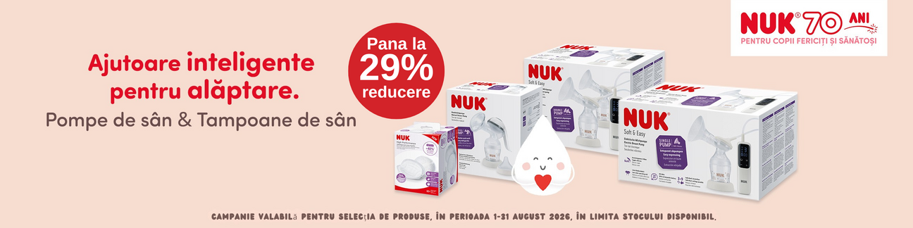 Promotie cu pana la 29% reducere la Nuk