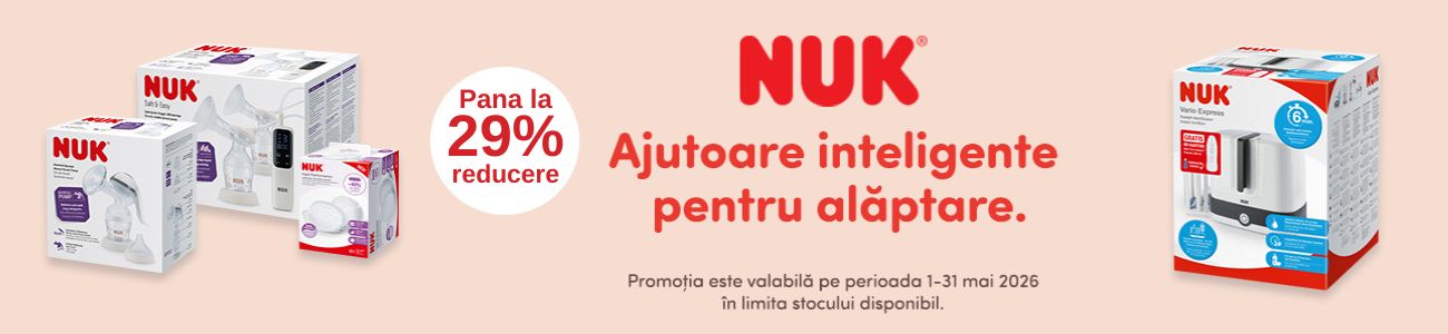 Promotie cu pana la 29% reducere la Nuk