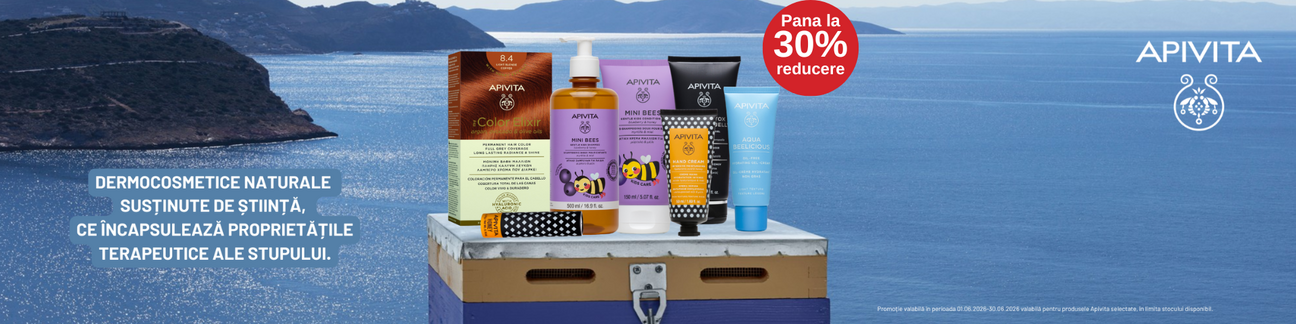 Promotie cu pana la 30% reducere la Apivita