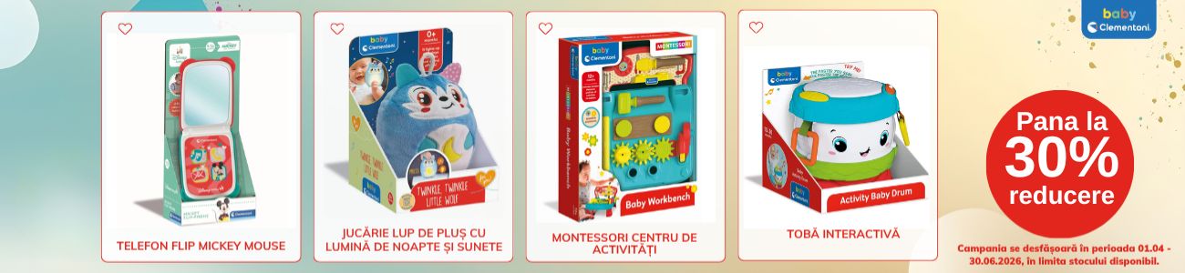 Promotie cu pana la 30% reducere la Clementoni