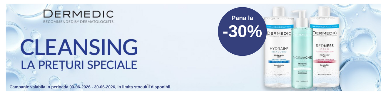 Promotie cu pana la 30% reducere la Dermedic