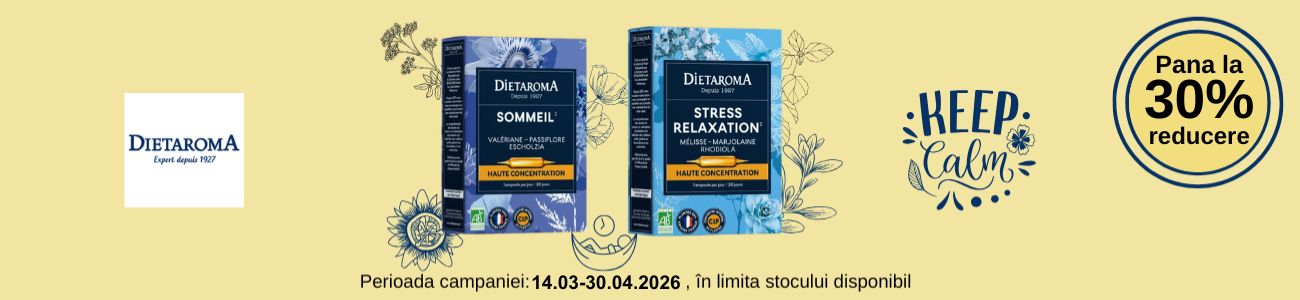 Promotie cu pana la 30% reducere la Dietaroma