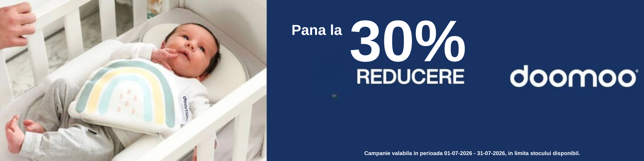 Promotie cu pana la 30% reducere la Doomoo