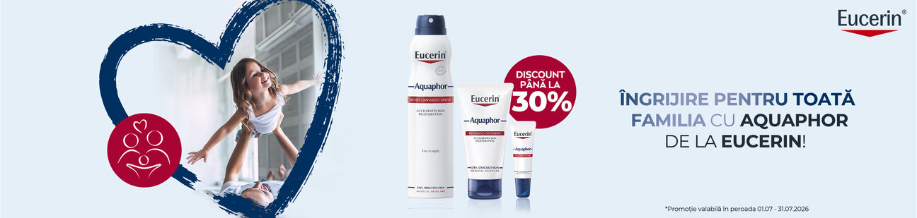 Promotie cu pana la 30% reducere la Eucerin